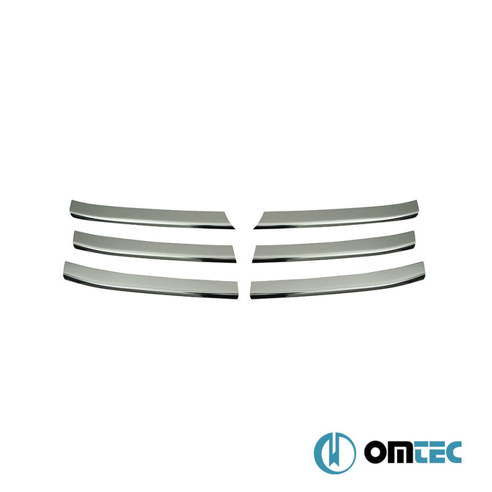 Ön Panjur 6 Prç. P.Çelik (Parlak) - Volkswagen T5 Caravelle - VAN T5 PRE - FL - (2003 - 2010)