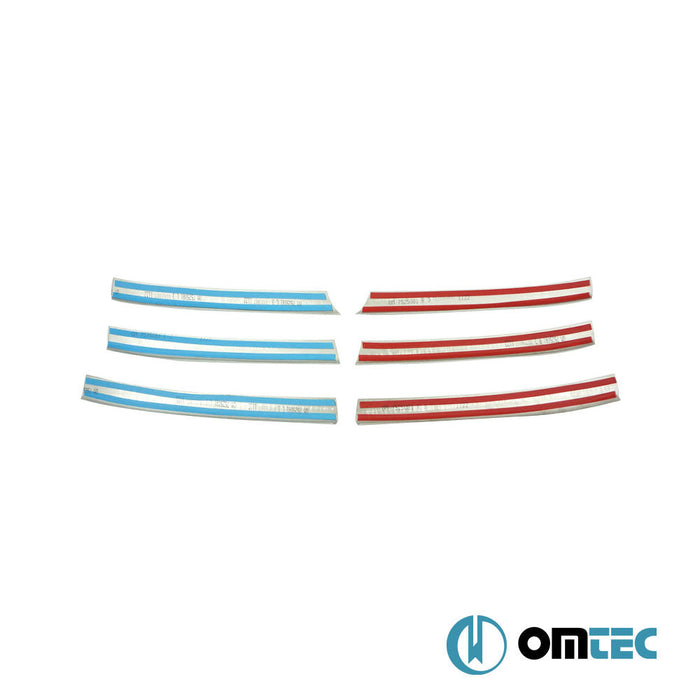 Ön Panjur 6 Prç. P.Çelik (Parlak) - Volkswagen T5 Multivan - VAN T5 PRE - FL - (2003 - 2010)