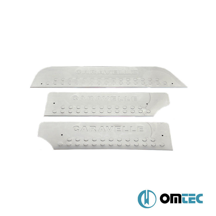 Line Kapı Eşiği 3 Prç. Paslanmaz Çelik (Parlak) - Volkswagen T5 Caravelle - VAN T5 - (2003 - 2015)