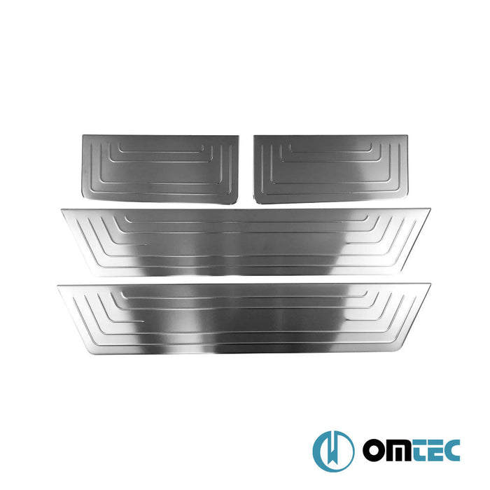 Line Kapı Eşiği 4 Prç. Paslanmaz Çelik (Parlak) - Volkswagen T5 Multivan - VAN T5 - (2003 - 2015)