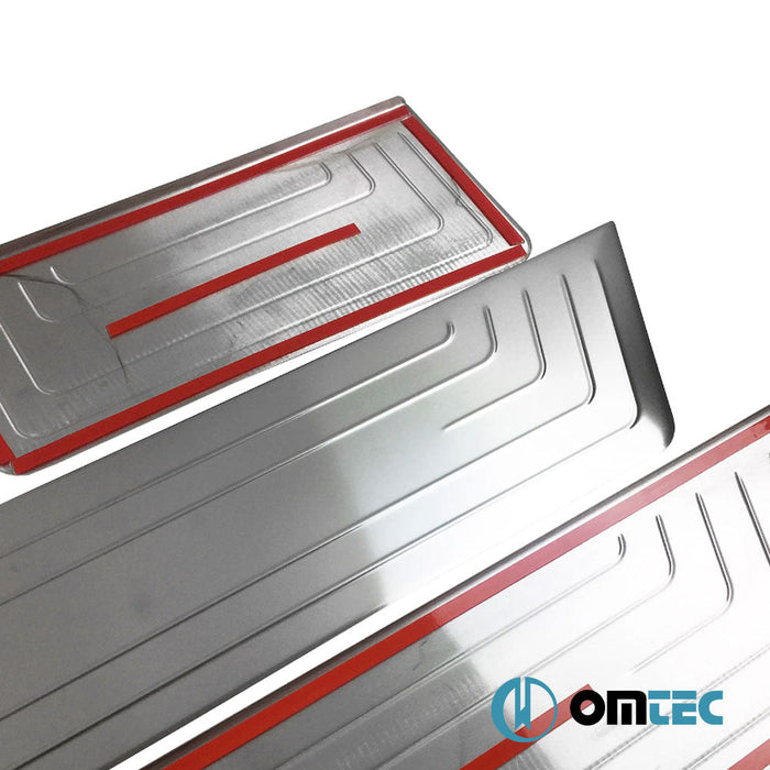 Line Kapı Eşiği 4 Prç. Paslanmaz Çelik (Parlak) - Volkswagen T5 Multivan - VAN T5 - (2003 - 2015)