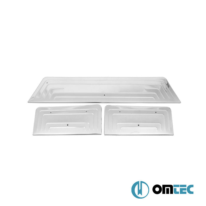 Line Kapı Eşiği 3 Prç. Paslanmaz Çelik (Parlak) - Volkswagen T5 Multivan - VAN T5 - (2003 - 2015)