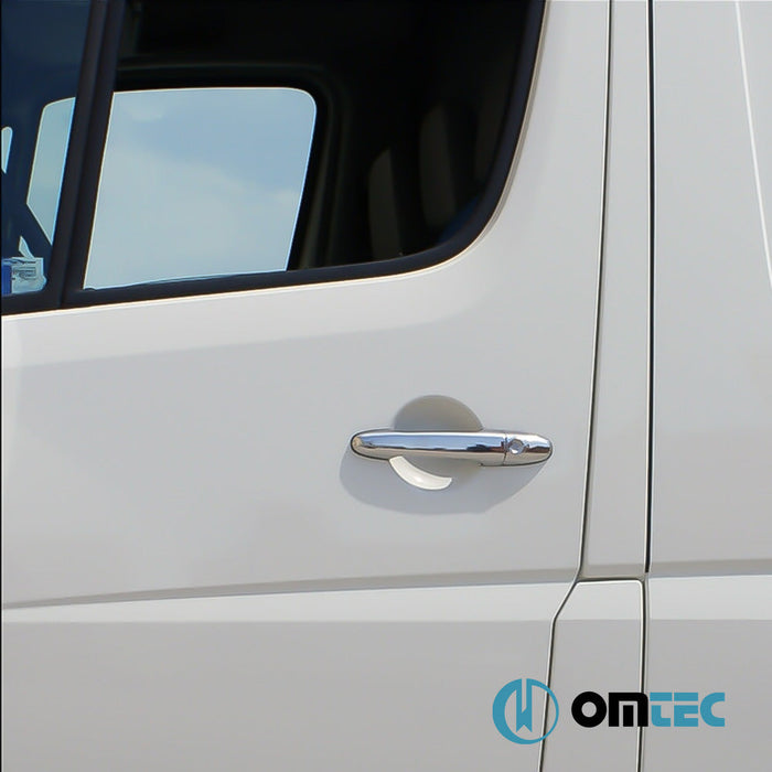 Kapı Kolu 2 Kapı 4 Prç. (H2) Paslanmaz Çelik (Parlak) - Volkswagen Crafter - VAN 2E - (2006 - 2017)