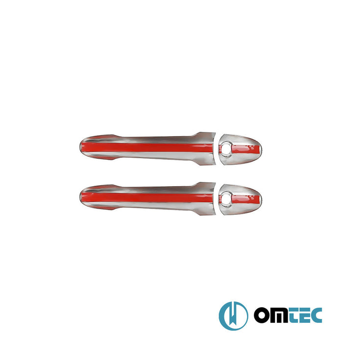 Kapı Kolu 2 Kapı 4 Prç. (H2) Paslanmaz Çelik (Parlak) - Volkswagen Crafter - VAN 2E - (2006 - 2017)