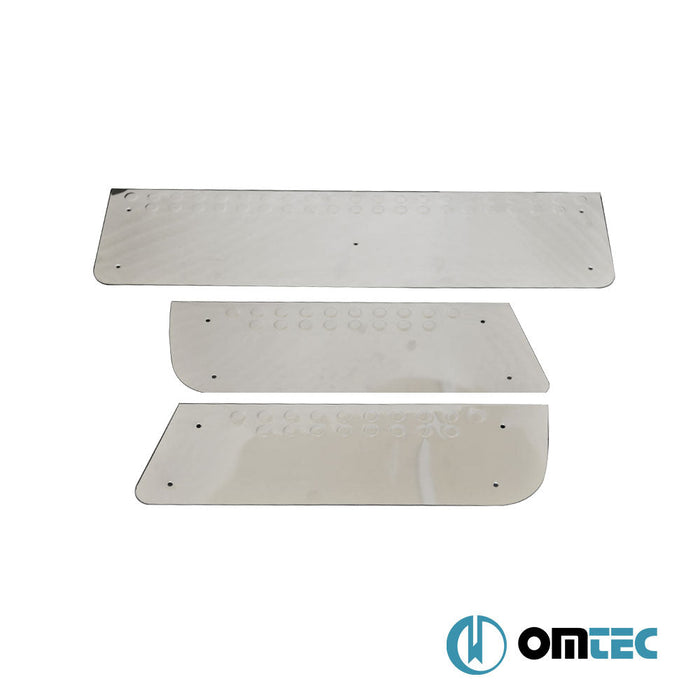 Line Kapı Eşiği 3 Prç. Paslanmaz Çelik (Parlak) - Volkswagen Crafter - VAN 2E - (2006 - 2017)