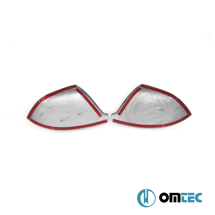 Ayna Kapağı 2 Prç. Paslanmaz Çelik (Parlak) - Volkswagen T5 Multivan - VAN T5 FL - (2010 - 2015)