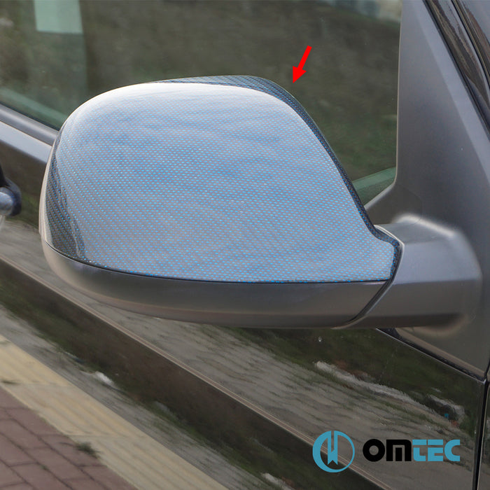 Ayna Kapağı 2 Prç. (Karbon) - Volkswagen T5 Multivan - VAN T5 FL - (2010 - 2015)