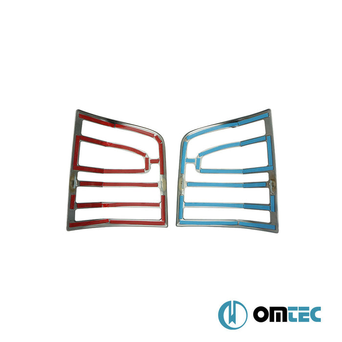 Stop Çerçevesi 2 Prç. ABS Saten Krom - Volkswagen T5 Caravelle - VAN T5 FL - (2010 - 2015)