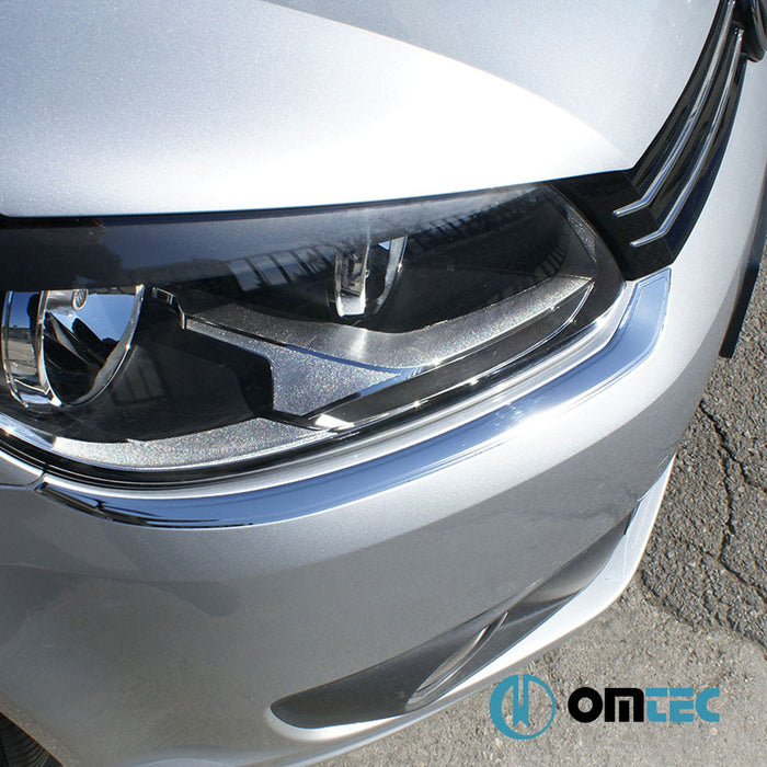 Far Kaşı 2 Prç. Paslanmaz (Parlak) - Volkswagen Caddy - MVN 2K FL - (2010 - 2015)