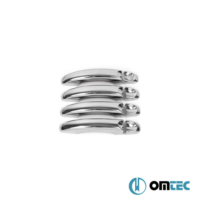 Kapı Kolu 4 Kapı 8 Prç. (H1) Paslanmaz Çelik (Parlak) - Volkswagen Amarok - PK 2H - (2010 - 2022)