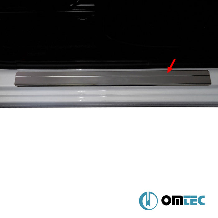 Line Kapı Eşiği 4 Prç. Paslanmaz Çelik (Siyah) - Volkswagen Amarok - PK 2H - (2010 - 2022)