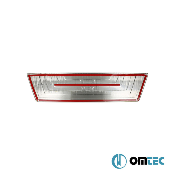 Arka Tampon Eşiği Paslanmaz Çelik (Taşlı) - Volkswagen Amarok - PK 2H - (2010 - 2022)