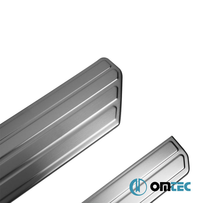 Norm İç Kapı Eşiği 4 Prç. Paslanmaz Çelik (Taşlı) - Volkswagen Amarok - PK 2H - (2010 - 2022)