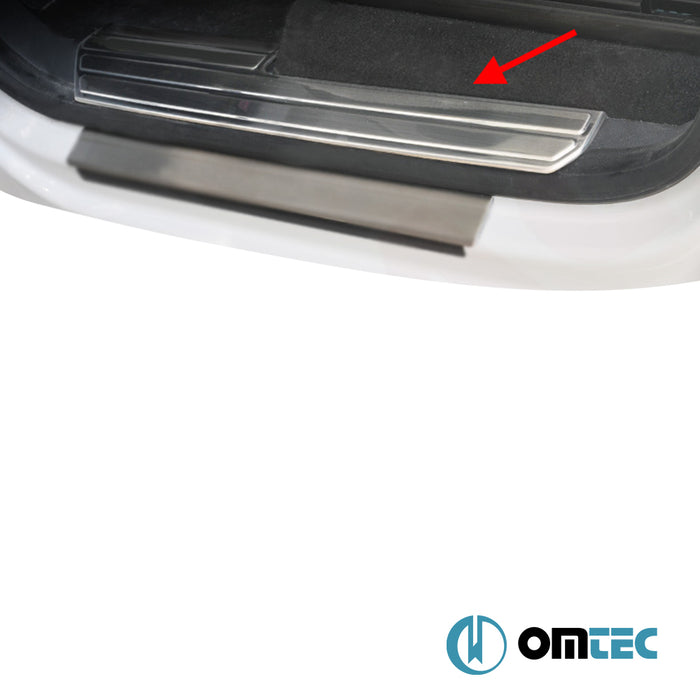 İç Kapı Eşiği (Wolf Special) 4 Prç. Paslanmaz Çelik - Volkswagen Amarok - PK 2H - (2010 - 2022)