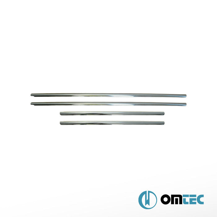 Cam Çıtası 4 Prç. Paslanmaz Çelik (Parlak) - Volkswagen Amarok - PK 2H - (2010 - 2022)