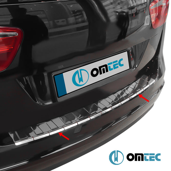 Arka Tampon Eşiği Paslanmaz Çelik (Parlak) - Volkswagen Sharan - MPV 7N - (2010 - )