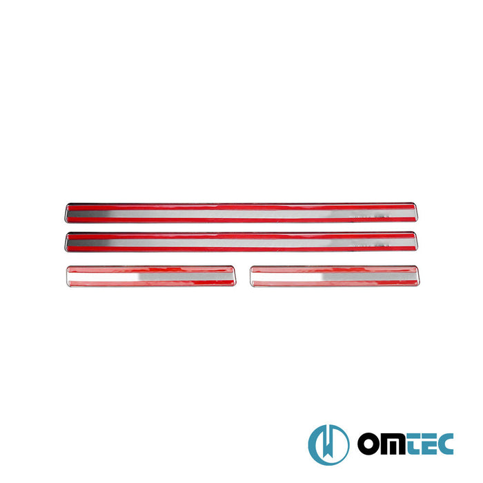 Line Kapı Eşiği 4 Prç. Paslanmaz Çelik (Parlak) - Volkswagen Passat - SD 3C(B7) - (2010 - 2015)