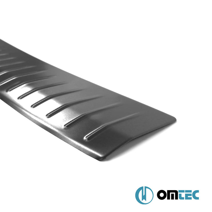 Arka Tampon Eşiği Paslanmaz Çelik (Siyah - Taşlı) - Volkswagen Passat - SW 3C(B7) - (2010 - 2015)