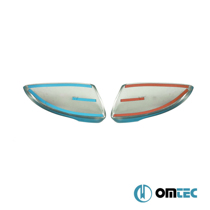 Ayna Kapağı 2 Prç. Paslanmaz Çelik (Parlak) - Volkswagen Passat - SD 3C(B7) - (2010 - 2015)