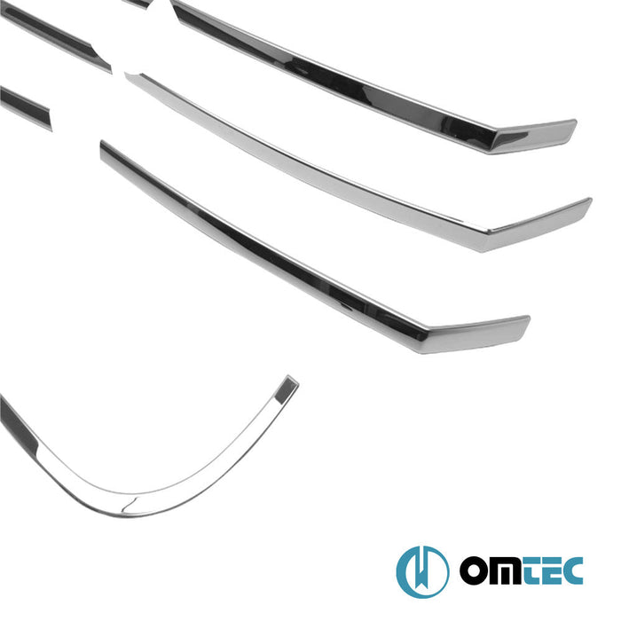 Ön Panjur 6 Prç. (Set) P.Çelik (Parlak) - Volkswagen Crafter - VAN 2E FL - (2012 - 2017)