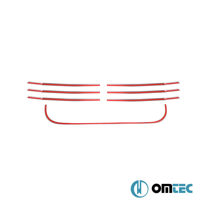 Ön Panjur 6 Prç. (Set) P.Çelik (Parlak) - Volkswagen Crafter - VAN 2E FL - (2012 - 2017)