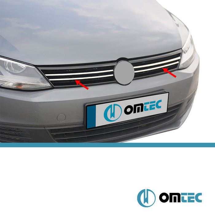 Ön Panjur 4 Prç. P.Çelik (Parlak) - Volkswagen Jetta - SD 5C6 PRE - FL - (2011 - 2014)