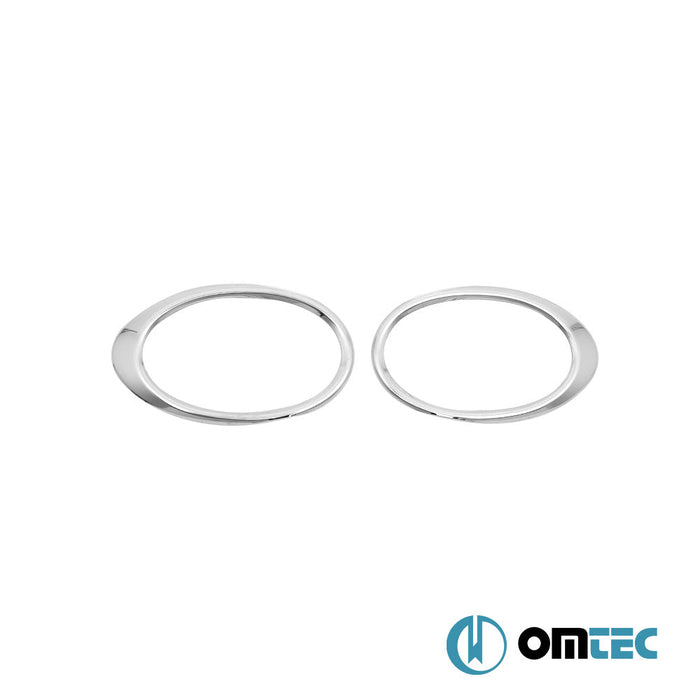 Sis Farı Çerçevesi 2 Prç. P.Çelik (Parlak) - Volkswagen Jetta - SD 5C6 PRE - FL - (2011 - 2014)