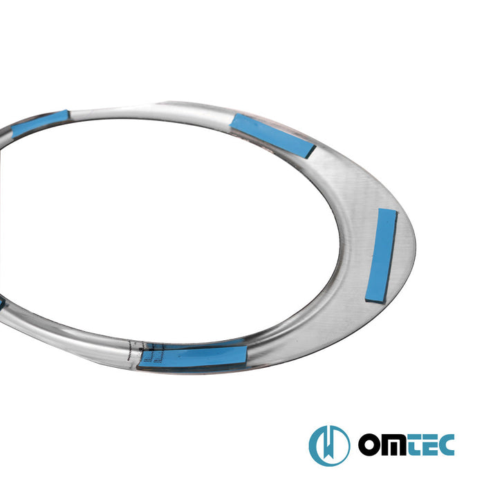 Sis Farı Çerçevesi 2 Prç. P.Çelik (Parlak) - Volkswagen Jetta - SD 5C6 PRE - FL - (2011 - 2014)