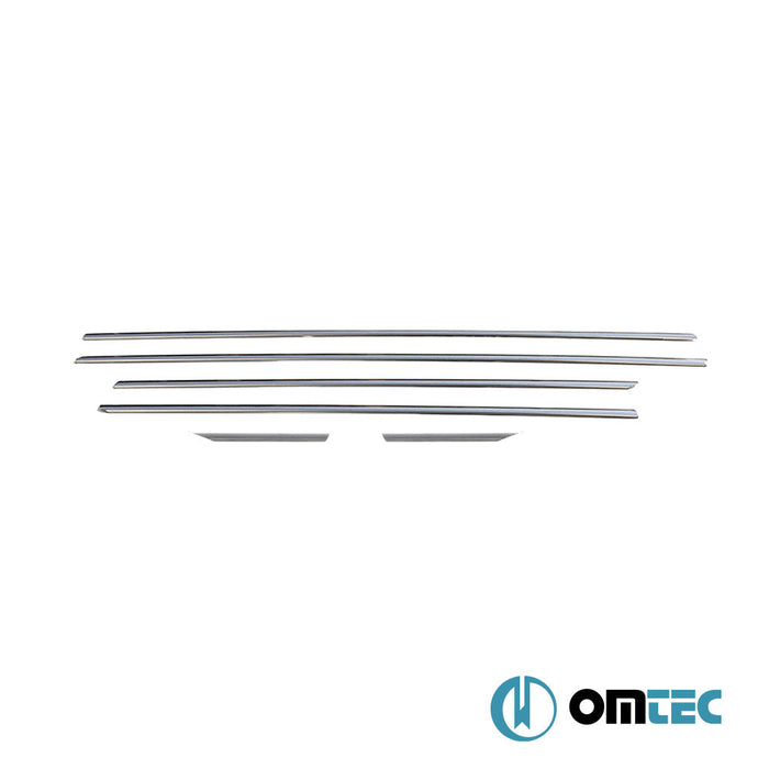 Cam Çıtası 6 Prç. Paslanmaz Çelik (Parlak) - Volkswagen Jetta - SD 5C6 - (2011 - 2018)