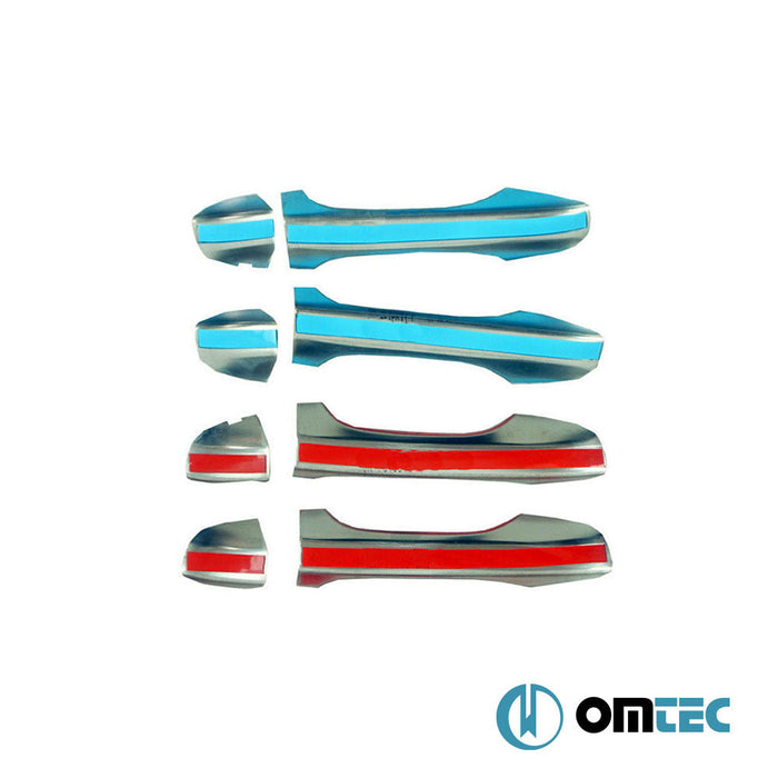 Kapı Kolu 4 Kapı 8 Prç. Paslanmaz Çelik (Parlak) (Sensörsüz) - Volkswagen Passat - SW 3G(B8) - (2015 - 2019)