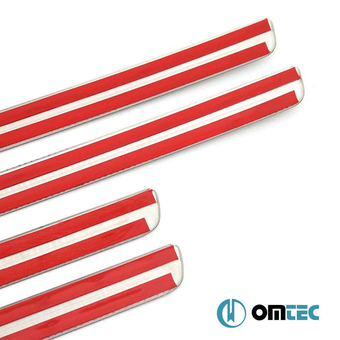 Norm İç Kapı Eşiği 4 Prç. Paslanmaz Çelik (Parlak) - Volkswagen Passat - SD 3G(B8) - (2015 - 2019)