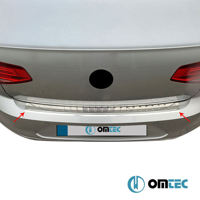 Arka Tampon Eşiği Paslanmaz Çelik (Parlak) - Volkswagen Passat - SD 3C(B7) - (2010 - 2015)