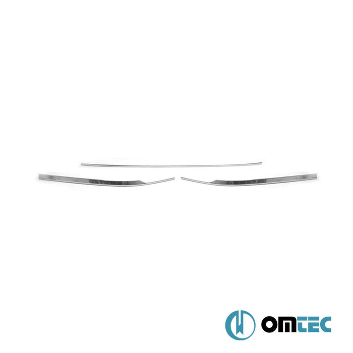 Arka Tampon Çıtası 3 Prç. Paslanmaz (Parlak) - Volkswagen Passat - SD 3G(B8) - (2015 - 2019)