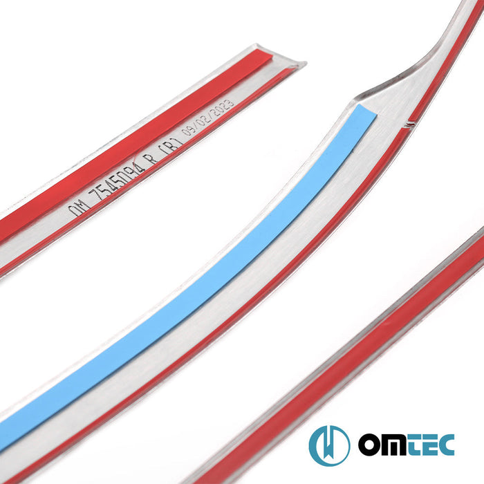 Arka Tampon Çıtası 3 Prç. Paslanmaz (Parlak) - Volkswagen Passat - SW 3G(B8) - (2015 - 2019)