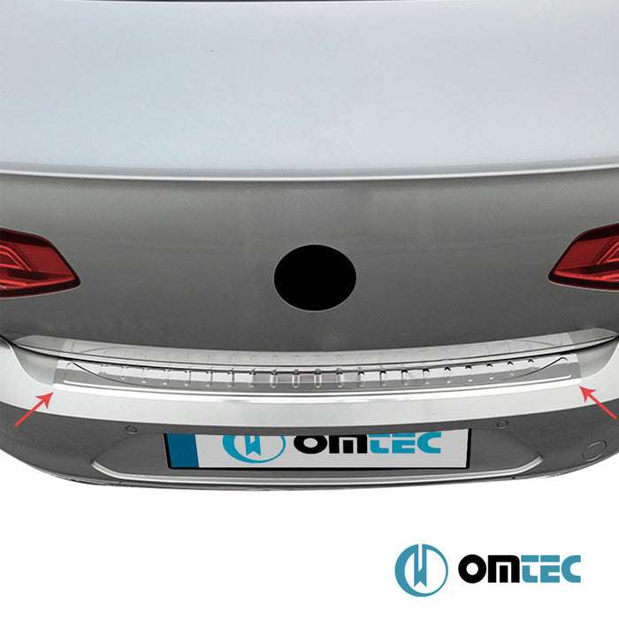Arka Tampon Eşiği Paslanmaz Çelik (Parlak) - Volkswagen Passat - SW 3G(B8) - (2015 - 2019)
