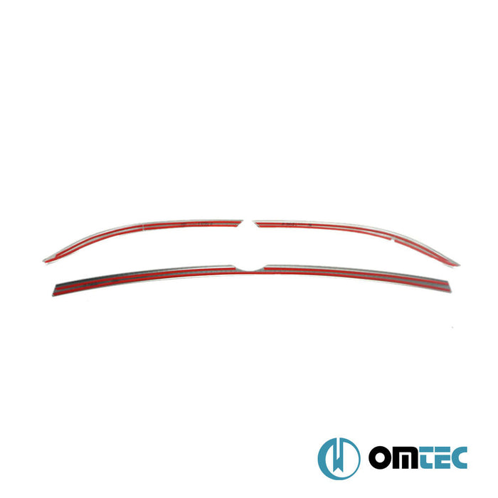 Far Üst Çıtaları 3 Prç. Paslanmaz (Parlak) - Volkswagen Passat - SD 3G(B8) - (2015 - 2019)