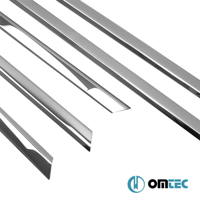 Yan Kapı Çıtası 8 Prç. Paslanmaz Çelik (Parlak) - Volkswagen Passat - SD 3G(B8) - (2015 - 2019)