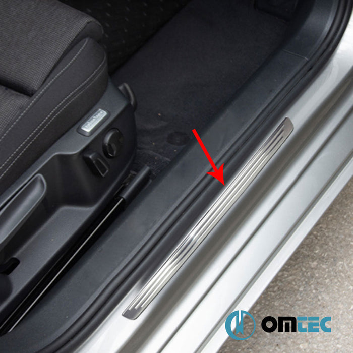 İç Kapı Eşiği 4 Prç. Paslanmaz Çelik (Parlak) - Volkswagen Tiguan - SUV AD - (2016 - )