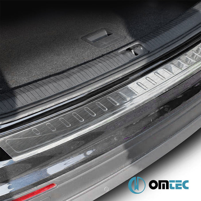 Arka Tampon Eşiği Paslanmaz Çelik (Taşlı) - Volkswagen Tiguan - SUV AD - (2016 - )