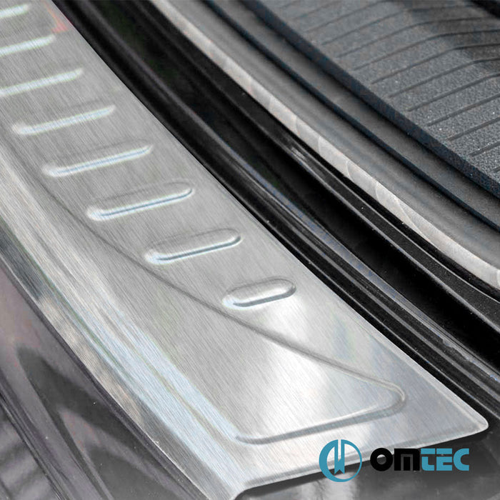 Arka Tampon Eşiği Paslanmaz Çelik (Taşlı) - Volkswagen Tiguan - SUV AD - (2016 - )