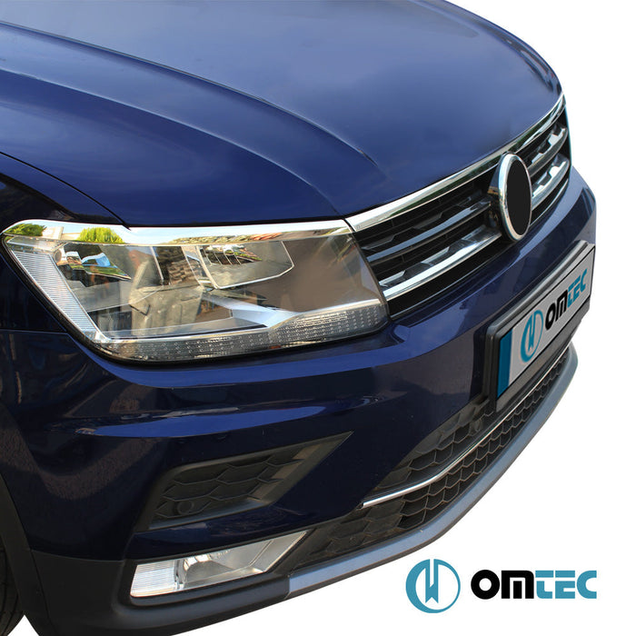 Far Üst Çıtaları 3 Prç. Paslanmaz (Parlak) - Volkswagen Tiguan - SUV AD PRE - FL - (2016 - 2020)