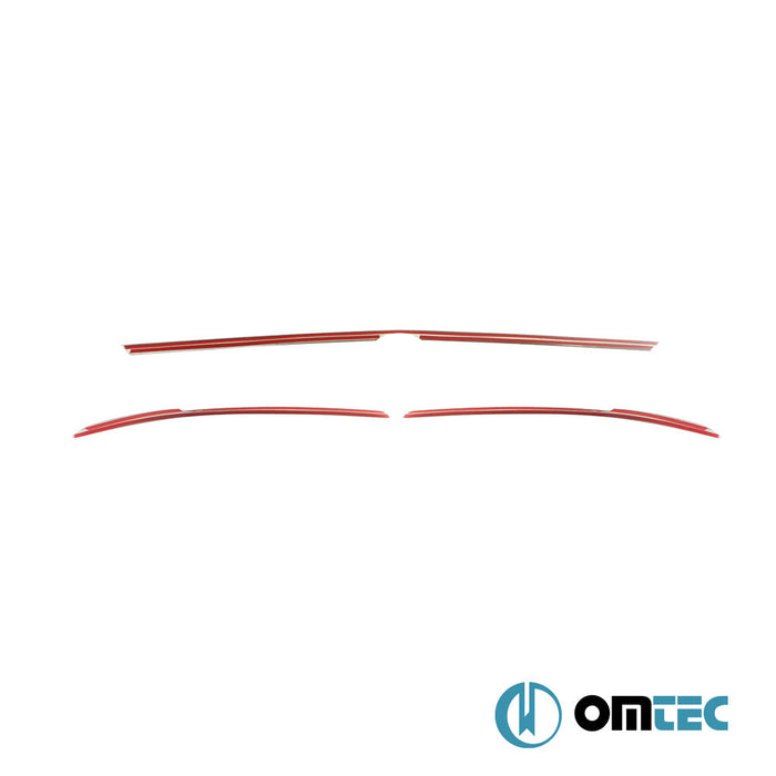 Far Üst Çıtaları 3 Prç. Paslanmaz (Parlak) - Volkswagen Tiguan - SUV AD PRE - FL - (2016 - 2020)