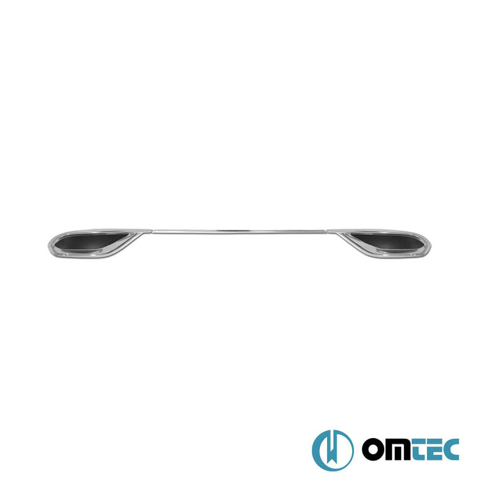 Egzoz Çerçevesi+Difüzör Çıtası 3 Prç. Paslanmaz (Parlak) - Volkswagen Tiguan - SUV AD FL - (2020 - )