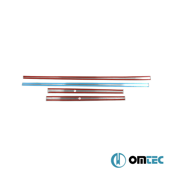 Yan Kapı Çıtası 4 Prç. Paslanmaz Çelik (Parlak) - Volkswagen Tiguan - SUV AD PRE - FL - (2016 - 2020)