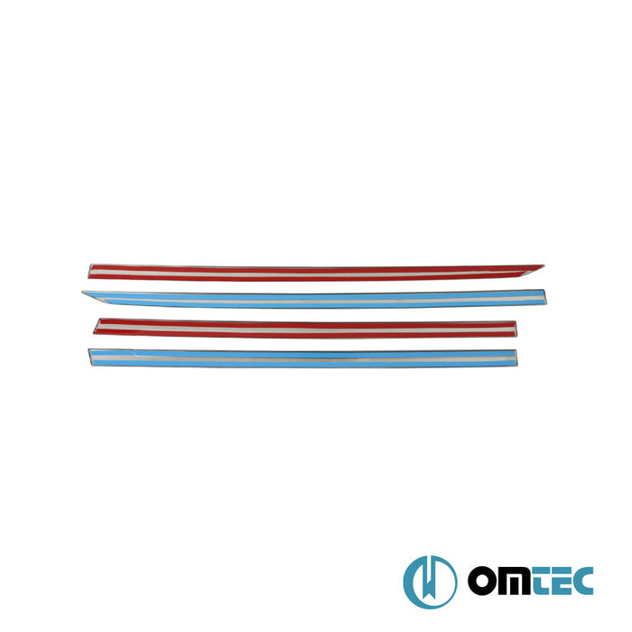 Yan Kapı Çıtası 4 Prç. Paslanmaz Çelik (Parlak) - Volkswagen Tiguan - SUV AD - (2016 - )