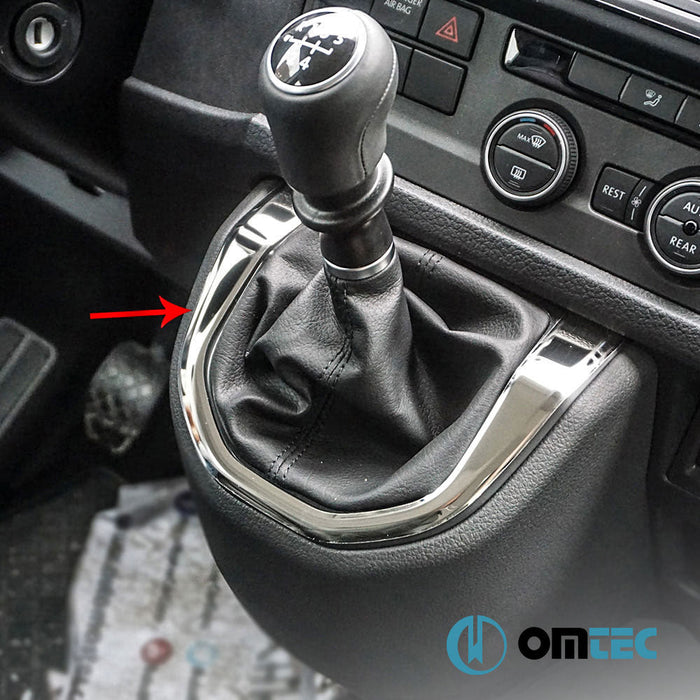 Vites Konsol Çerçevesi P.Çelik (Parlak) (Manuel Vites) - Volkswagen T6 Transporter - VAN T6 PRE - FL - (2015 - 2019)