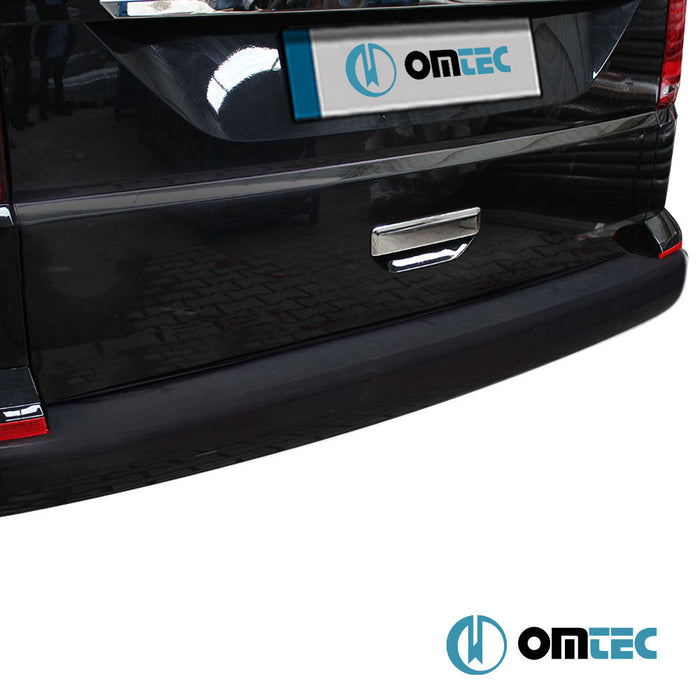 Bagaj Çıtası (Plaka Altı) Paslanmaz Çelik (Siyah) - Volkswagen T6 Caravelle - VAN T6 - (2015 - 2022)