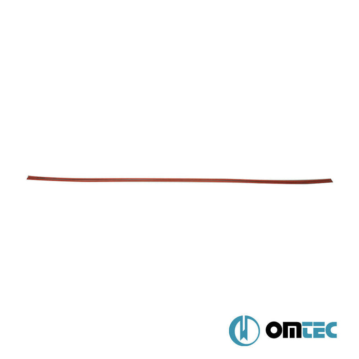 Bagaj Çıtası (Plaka Altı) Paslanmaz Çelik (Siyah) - Volkswagen T6 Multivan - VAN T6 - (2015 - 2022)