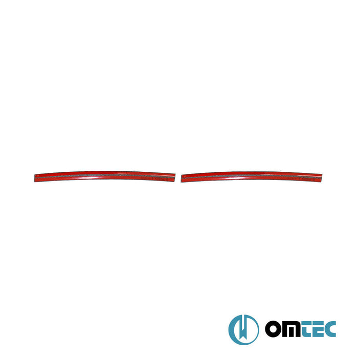 Ön Panjur 2 Prç.(Karbon - Kırmızı) - Volkswagen T6 Multivan - VAN T6 PRE - FL - (2015 - 2019)