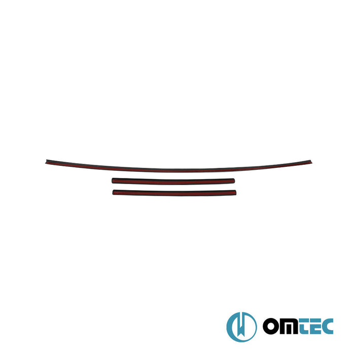 Ön Tampon Alt Izgara 3 Prç. (Karbon) - Volkswagen T6 Caravelle - VAN T6 PRE - FL - (2015 - 2019)